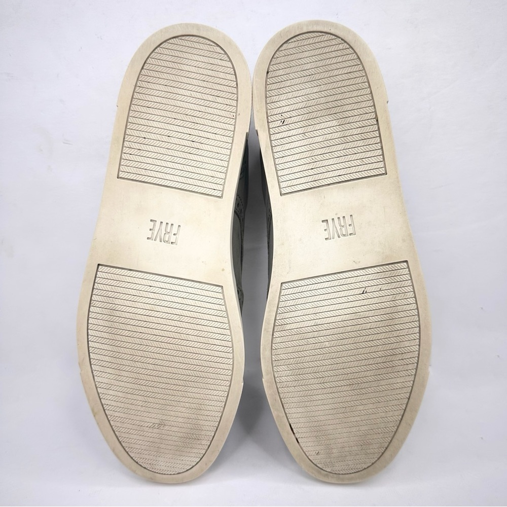 Frye gray Kiltie fringe sneaker Oxford preppy loafer brogue wingtip buckle 7.5 - Picture 12 of 13